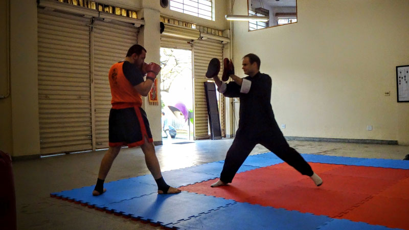 Aula de Sanda - Boxe Chinês